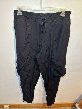 lululemon athletica Black Cargo Jogger Pants